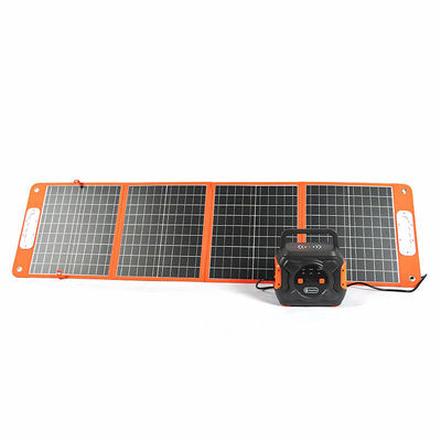 Klappbare Solarzelle 100W mit Kickstand und USB-Ausgängen Panel Effizienz 21,5%-23,5%