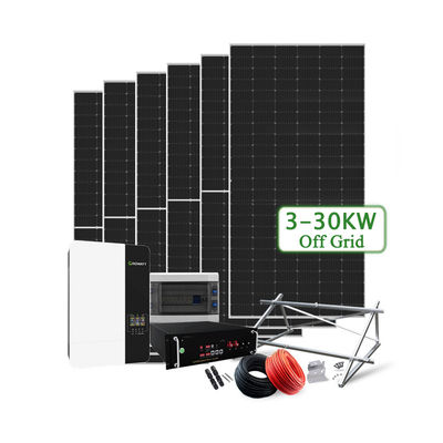 10kw Off-Grid-Solarenergiesystem mit 10000w Monocrystalline Silizium-Solarpanel-Kit