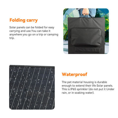 20W 30W tragbares Camping-Solarpanel mit USB-Typ-C-Anschluss und Klappstruktur