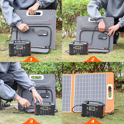 18V/3.34A Max 60W Klappbare monokristalline Solarzelle für die mobile Stromversorgung von Volta
