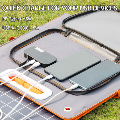 166mmx166mm Zelle 100w Klapp-Solarpanel für Camping 12V Klapp-Solarlader