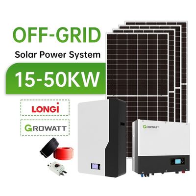 8KW 10KW 12KW 15KW 20KW 30KW Off-Grid Hybrid Solar Panel angetriebenes PV-System für Zuhause