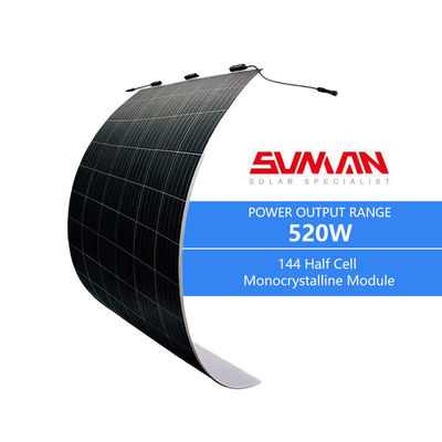 2246x1197x2mm 520W Flexible PV-Panels 20,4% Effizienz Rollbare Solarmodule