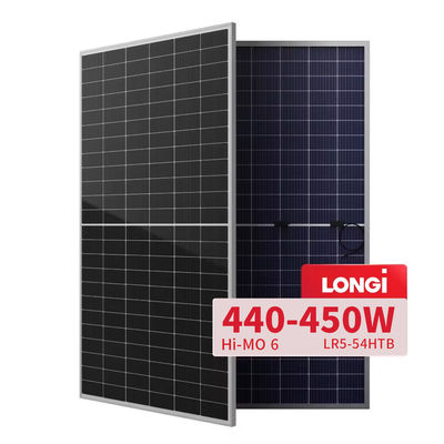 Longi LR5-54HTH 440-450M MONO Solaranlage 182mm N-Typ 440W 445W 450W Hi Mo 6 PV-Modul