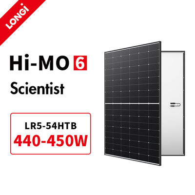 Longi LR5-54HTH 440-450M MONO Solaranlage 182mm N-Typ 440W 445W 450W Hi Mo 6 PV-Modul