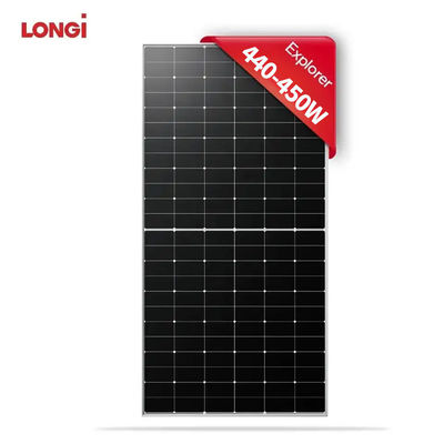 Longi 440w 445w 450w Solarpanel Über ein Jahr Verfall 0,40% und 23% Panel Effizienz