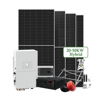 Hybride komplette Solarenergiesystem für die Heimarbeit Zeit hängt von der Sonnenlichtdauer ab