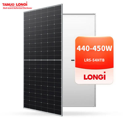 182mmx182mm PERC-Zelle Longi 450W Monokristalline Solarzelle Energieeinsparung für Zuhause