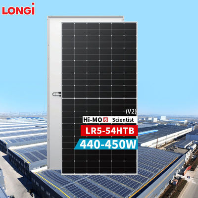 Longi Hi-mo 6 LR5-54HTB 440W 445W 435W Solaranlage Vollschwarz PV-Modul
