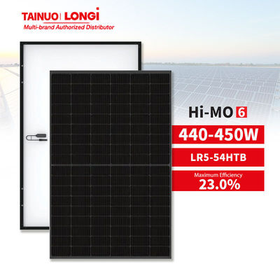 Longi Solar LR5-54HTB Full Black 450W PV-Panel für Solarenergie-Lösungen für Wohnungen