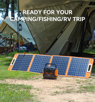 Klappbares Solarpanel-Ladegerät von 100 Watt mit USB-Type-c-DC-Anschluss für Camping und Wohnmobil
