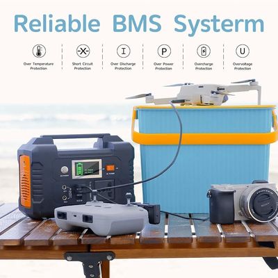 500W Solar-Lithiumbatterie-Portable Power Station mit MPPT-Steuerung