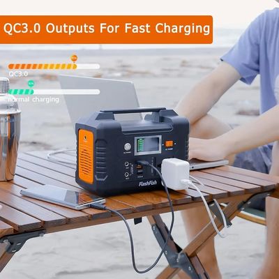 500W Solar-Lithiumbatterie-Portable Power Station mit MPPT-Steuerung