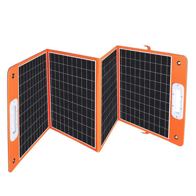 Klappbare monokristalline Solarzelle 100W für geringe MOQ Anpassen Leichtgewicht QC3.0 PD45W