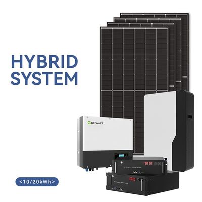 10KVA 48v 10KW Solarenergie speichersystem 110V-240V Dachmontage