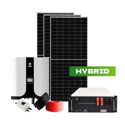 10 kW 12 kW Hybrid-Solarsystem mit Vorverkaufs-Projektdesign und Dreiphasen-Inverter