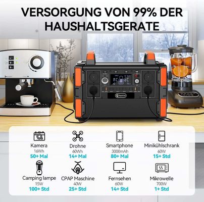 1000w tragbares Kraftwerk für Camping Flashfish