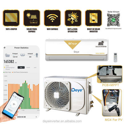 EER 2-4 Haushalt 9000 BTU Solar-Akku-Einheit für Hybrid-Mini-Split