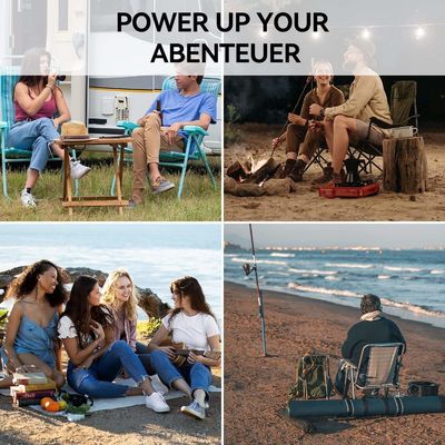 1000W Lithium-Ionen-Batterien Kraftwerk für Camping Inverter Typ reine Sinuswelle