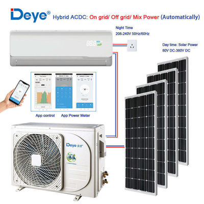 3510W Solar-Klimaanlage mit Timer 12000BTU Hybrid ACDC mit einfacher Installation