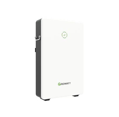 Tiefzyklus-Lebensdauerpo4 Lithiumbatterie Growatt 51.2V 6.5kWh GBLI6532 Wandmontierte Serie