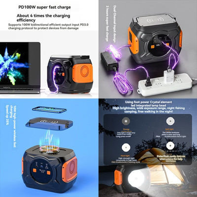 320 W Portable Solar Power Bank Notfall-Solarkraftwerk DC 9-12V/10A