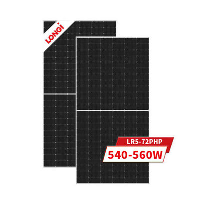 Leistungstoleranz 0-3% Silber Solarzellen Mono 550 Watt 560 Watt für Solarlösung