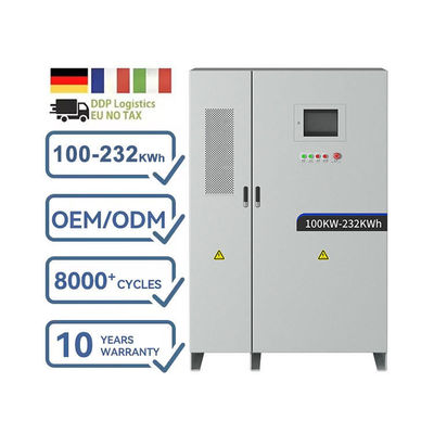 100 KVA Solarenergie-Speichersystem für Außenschränke in Industrie- und Gewerbeanlagen
