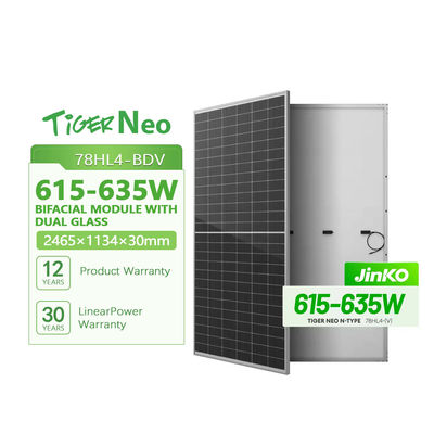 182mmx182mm Zellgröße Jinko 550W MONO-FACIAL MODULE Solarpaneel für Ihre B2B Bedürfnisse