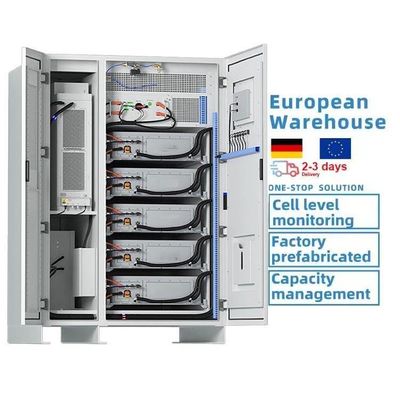 Mehr als 10 Jahre Systementwurfsdauer Hochspannung 200KWH Solarenergie-Speichersystem