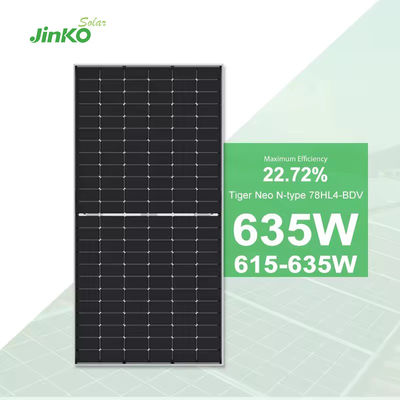 JINKO Doppelglas-Solarzellen mit Anodisiertem Aluminiumrahmen