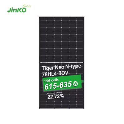 Anodisierte Aluminiumlegierungsrahmen 605W Jinko-Solarzellen für die Solarenergieerzeugung