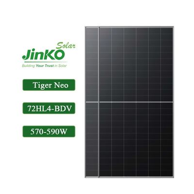 570W-590W Jinko Tiger Neo Bifacial Doppelklasse N-Typ 72HL4-BDV Solarpanel PV-Modul