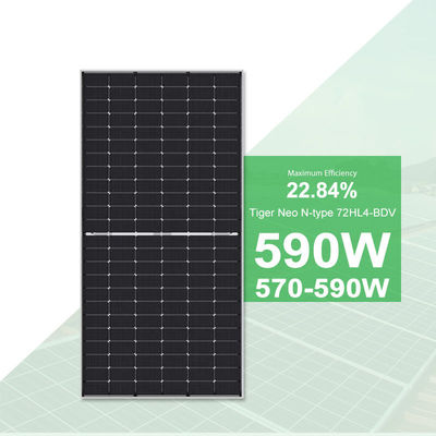 Jinko Tiger Neo 570W-590W Mono-Facial Solar Panel geeignet für verschiedene Anwendungen