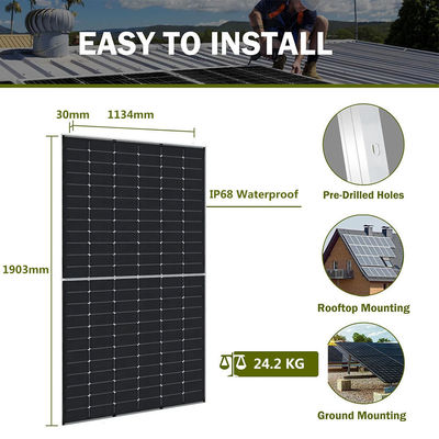 Jinko Solar 565-585W Tiger Neo PV-Module des Typs N mit 144 Zellen und Leistungstoleranz
