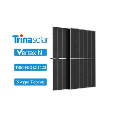 Trina Grade A-Solarkollektor 675W 680W 685W 690W 695W 700W N-Typ TOPCon Bifacial Dual Glass