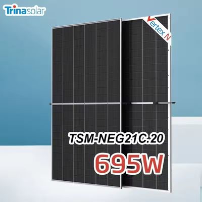 Trina Solar Vertex NEG21C.20 Bifaziale PV-Module 665W 670W 675W 680W 690W 700W Solaranlagen