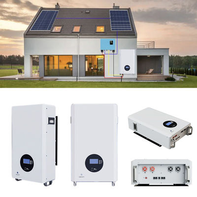 Wandhängendes 5-10 kWh-Solar-Off-Grid-System mit Mindestkapazität von 148Ah und Design 2024