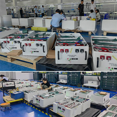 51.2V Solar Lifepo4 Lithium-Ionen-Batterie mit Smart BMS für Zuhause und All-in-One-Design