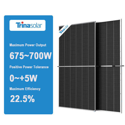 Trina Monokristalline Modul Solarpaneel für Zweigesicherungsanwendungen 575W 580W 590W 595W