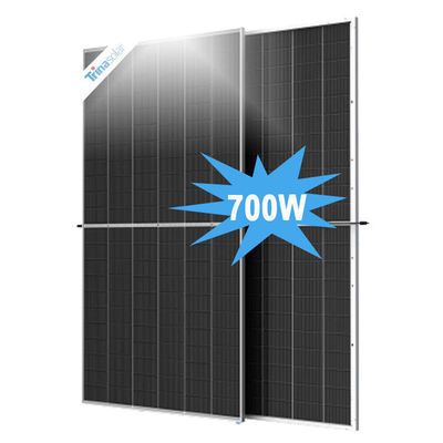 650W Trina Bifacial i-TOPCon N-Typ Doppelglas-Solarpanel der Klasse A 182mm Halbschnittzelle