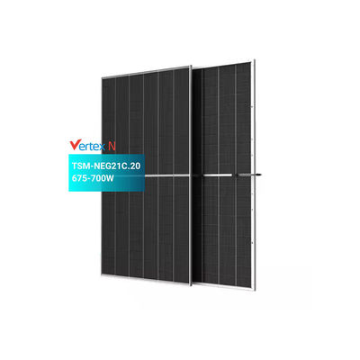Anodisierte Aluminiumlegierungsrahmen PERC-Solarkollektor 680W 690W 700W für Heiminstallation