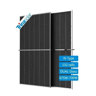 POE/EVA Verkapselungsmaterial 675W 685W 695W 700W Trina PV-Solarkollektoren für Solarparks