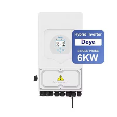 Deye 6kw Wechselrichter SUN-6K-SG03LP1-EU Einphasige EU-Version mit und IP65-Schutz