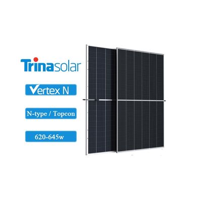 Monokristalline Halbzell-Doppelglas-Trina-Bifassielmodule des Typs N 620w 630w 635w 640w 645w