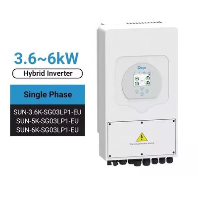 Verbessern Sie Ihr Solarsystem mit dem Deye Hybrid-Inverter SUN-6K-SG03LP1-EU 6kw Einphasen