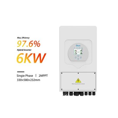 5kw Einphasige 2MPPT Hybrid-Solar-Inverter SUN-5K-SG03LP1-EU mit ≥ 99,9% Wirkungsgrad