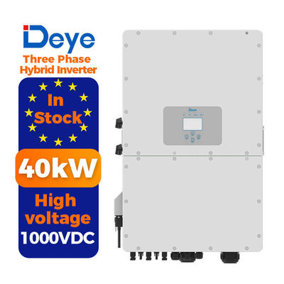 EU-Lager 50kw Deye Sun-50k-sg01hp3-eu-bm4 Hybridumrichter für Hochspannungssysteme
