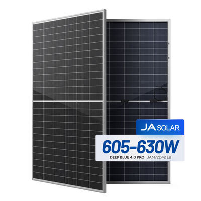 N-Typ Solarpanel Jam72D42 Lb 610W 615W 620W 625W 630W 635W Bifacial PV Modul für Rotterdam Europe Warehouse