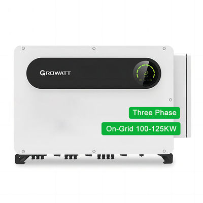 Zuhause Solarenergie Growatt MAX 125KTL3-X LV Stapelbare Wechselrichter mit fortschrittlicher Technologie